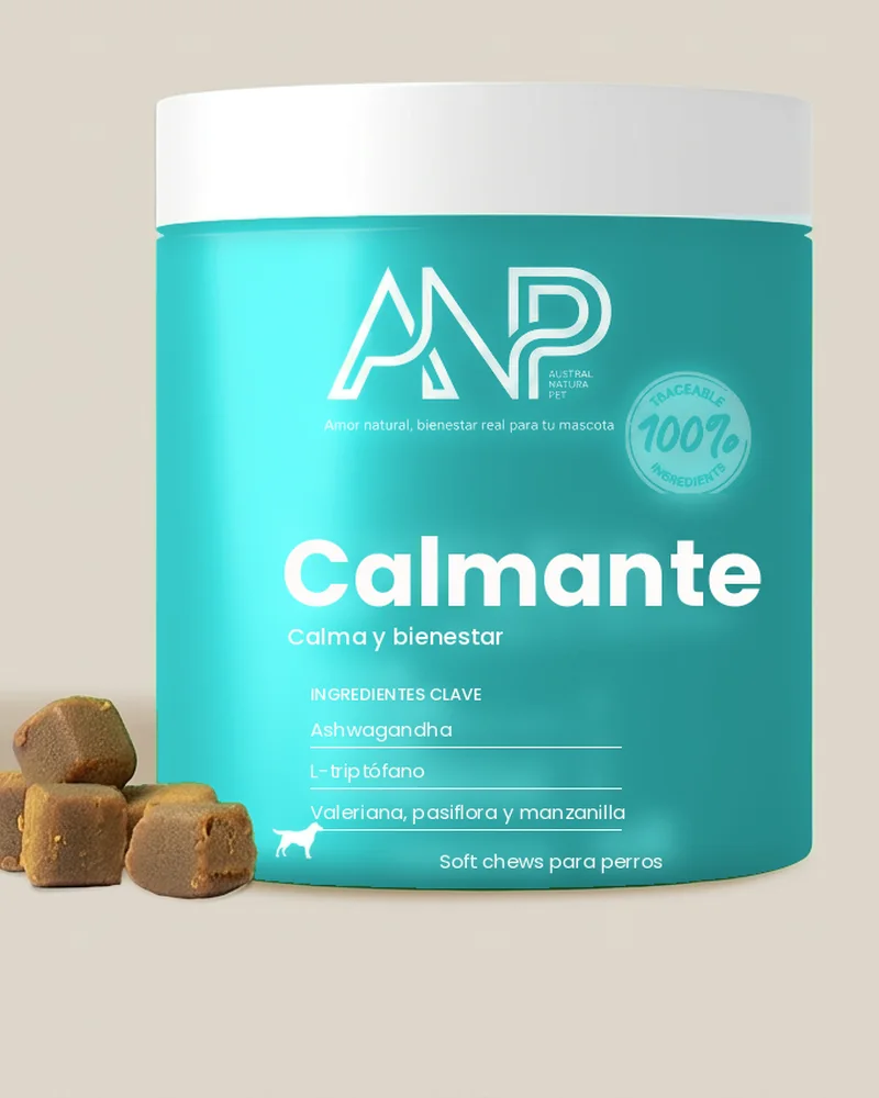 Pote turquesa de soft chews ANP Calmante
