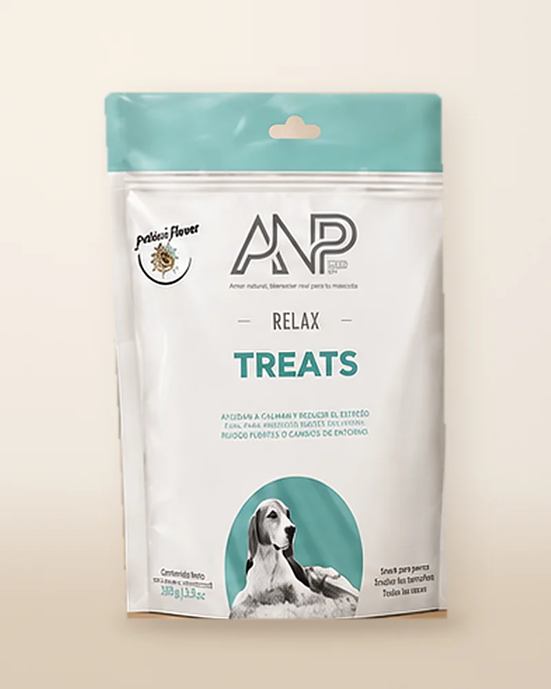 Bolsa de treats ANP Relax con franja turquesa